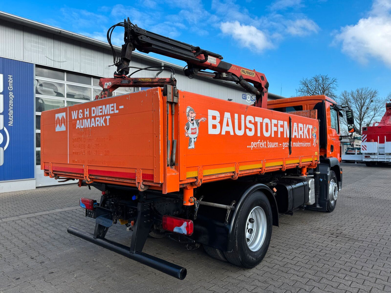 MAN TGM 18.340 4x2 Euro 6 Kipper Kran PK11001.K - Camion benne, Camion grue: photos 4 MAN TGM 18.340 4x2 Euro 6 Kipper Kran PK11001.K - Camion benne, Camion grue: photos 4