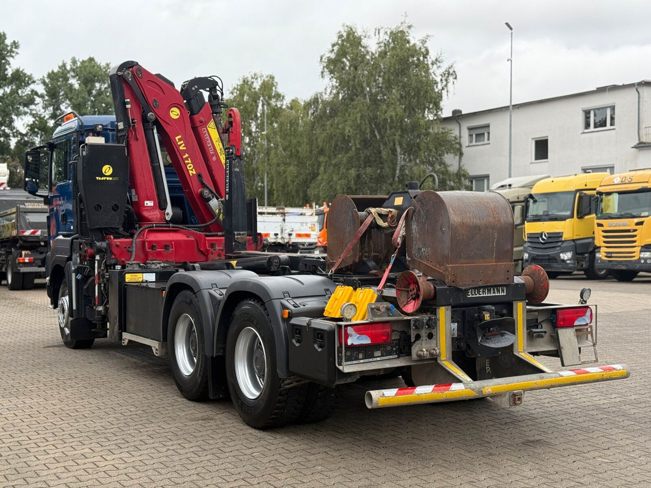 MAN TGS 28.480 6x4 Abrollkipper Kran Greifer 4,63 T - Camion ampliroll, Camion grue: photos 5 MAN TGS 28.480 6x4 Abrollkipper Kran Greifer 4,63 T - Camion ampliroll, Camion grue: photos 5