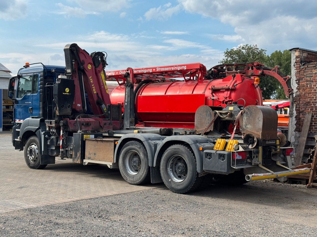 MAN TGS 28.480 6x4 Abrollkipper Kran Greifer 4,63 T - Camion ampliroll, Camion grue: photos 2 MAN TGS 28.480 6x4 Abrollkipper Kran Greifer 4,63 T - Camion ampliroll, Camion grue: photos 2