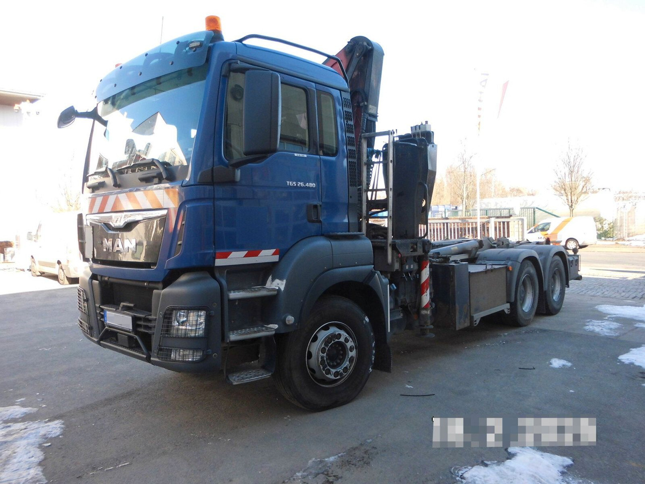 MAN TGS 28.480 6x4 Abrollkipper + Kran bis 4,63 T - Camion ampliroll, Camion grue: photos 2 MAN TGS 28.480 6x4 Abrollkipper + Kran bis 4,63 T - Camion ampliroll, Camion grue: photos 2