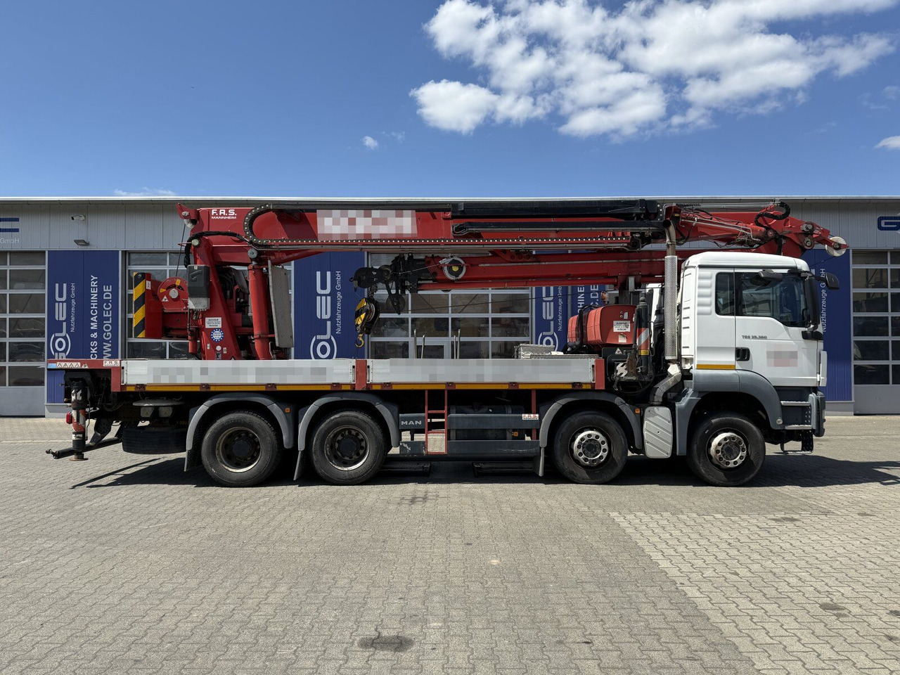 MAN TGS 35.360 8X4 BB Dachdecker Kran bis 52 m - Camion grue: photos 2 MAN TGS 35.360 8X4 BB Dachdecker Kran bis 52 m - Camion grue: photos 2