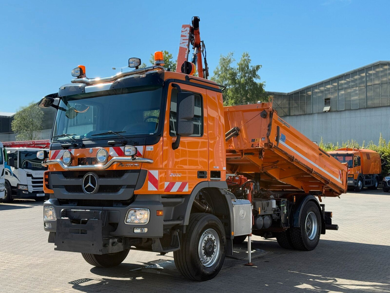 Crédit-bail  Mercedes-Benz ACTROS 2044 4x4 Kipper Kran ATLAS 65.2 A2L Mercedes-Benz ACTROS 2044 4x4 Kipper Kran ATLAS 65.2 A2L: photos 12