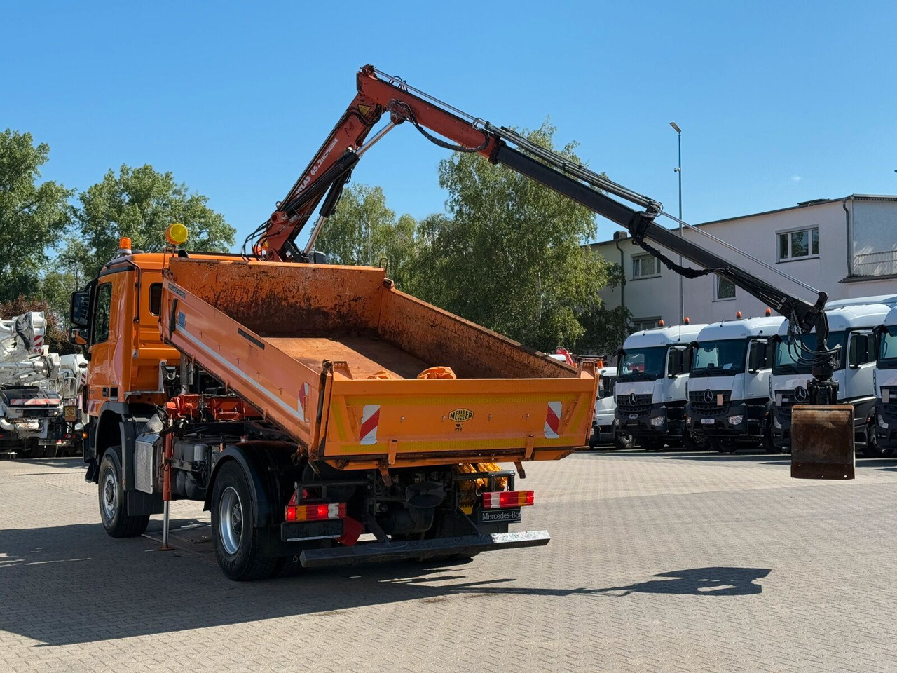 Crédit-bail  Mercedes-Benz ACTROS 2044 4x4 Kipper Kran ATLAS 65.2 A2L Mercedes-Benz ACTROS 2044 4x4 Kipper Kran ATLAS 65.2 A2L: photos 10