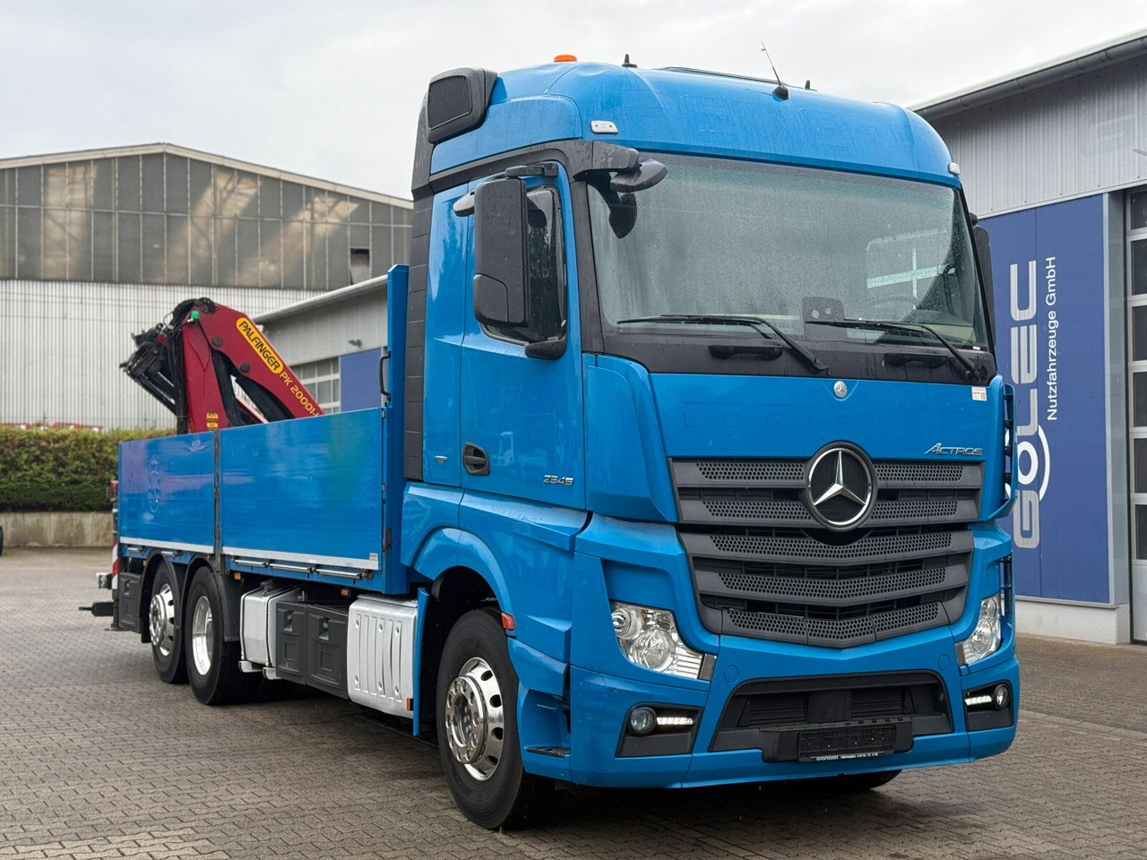 Mercedes-Benz ACTROS 2545 6x2 Pritsche Kran Palfinger PK20001K - Camion plateau, Camion grue: photos 1 Mercedes-Benz ACTROS 2545 6x2 Pritsche Kran Palfinger PK20001K - Camion plateau, Camion grue: photos 1
