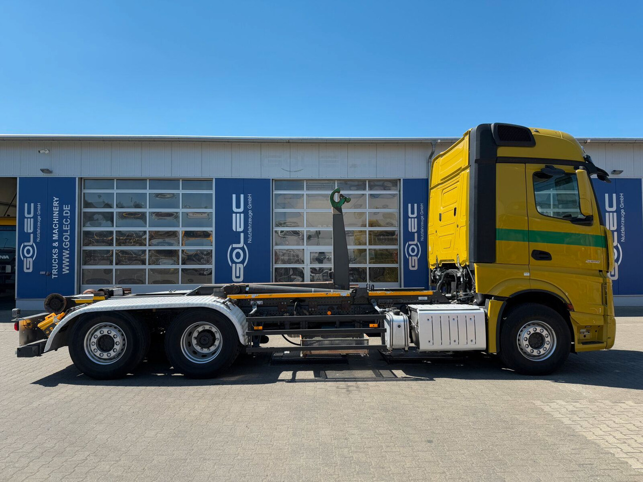 Mercedes-Benz ACTROS 2558 6x2 Abrollkipper *Lenkachse Retarder - Camion ampliroll: photos 2 Mercedes-Benz ACTROS 2558 6x2 Abrollkipper *Lenkachse Retarder - Camion ampliroll: photos 2
