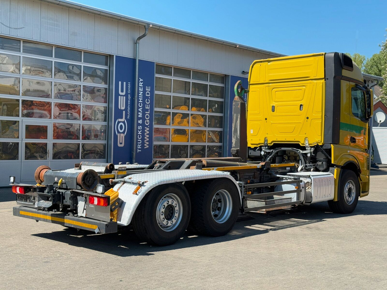 Mercedes-Benz ACTROS 2558 6x2 Abrollkipper *Lenkachse Retarder - Camion ampliroll: photos 3 Mercedes-Benz ACTROS 2558 6x2 Abrollkipper *Lenkachse Retarder - Camion ampliroll: photos 3