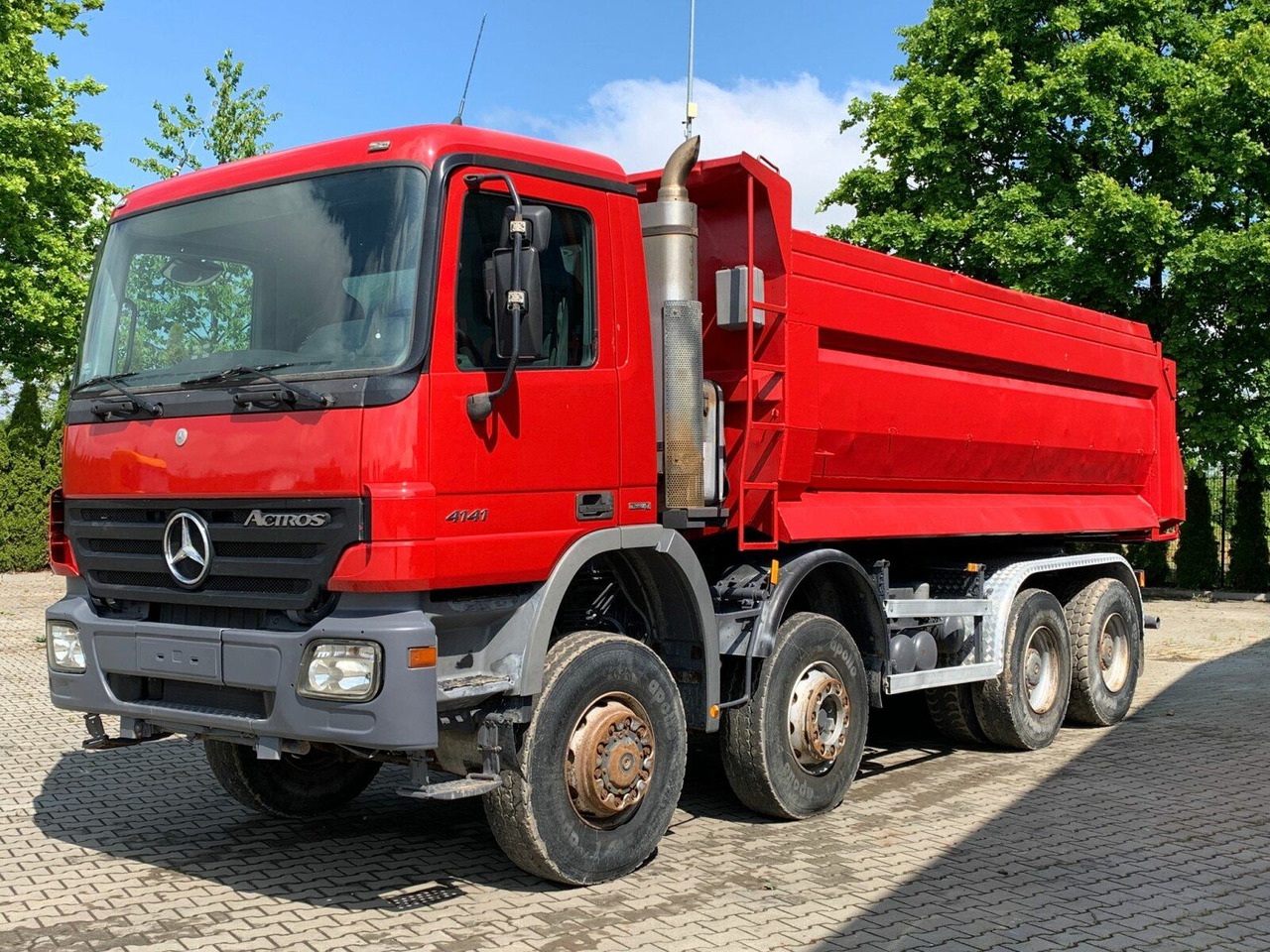Mercedes-Benz ACTROS 4141 EURO4 8x8 Muldenkipper - Camion benne: photos 2 Mercedes-Benz ACTROS 4141 EURO4 8x8 Muldenkipper - Camion benne: photos 2