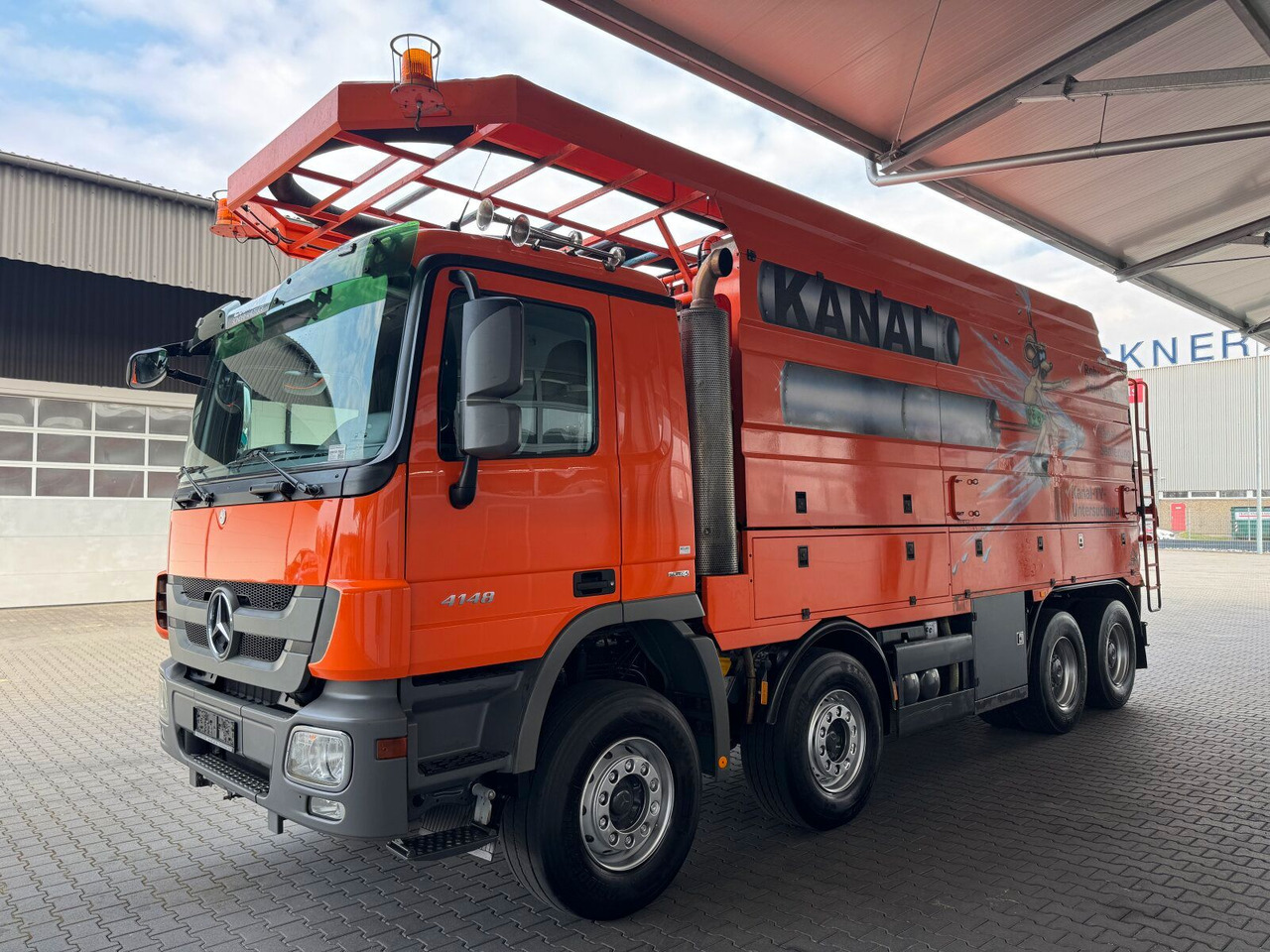 Mercedes-Benz ACTROS 4148 8x4 Kanalreiniger & Wasserrückgewinn - Camion hydrocureur: photos 2 Mercedes-Benz ACTROS 4148 8x4 Kanalreiniger & Wasserrückgewinn - Camion hydrocureur: photos 2