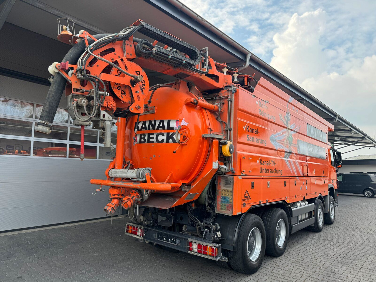 Mercedes-Benz ACTROS 4148 8x4 Kanalreiniger & Wasserrückgewinn - Camion hydrocureur: photos 4 Mercedes-Benz ACTROS 4148 8x4 Kanalreiniger & Wasserrückgewinn - Camion hydrocureur: photos 4