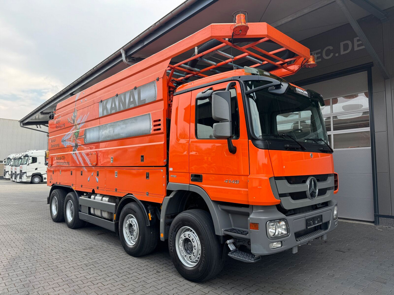 Mercedes-Benz ACTROS 4148 8x4 Kanalreiniger & Wasserrückgewinn - Camion hydrocureur: photos 1 Mercedes-Benz ACTROS 4148 8x4 Kanalreiniger & Wasserrückgewinn - Camion hydrocureur: photos 1