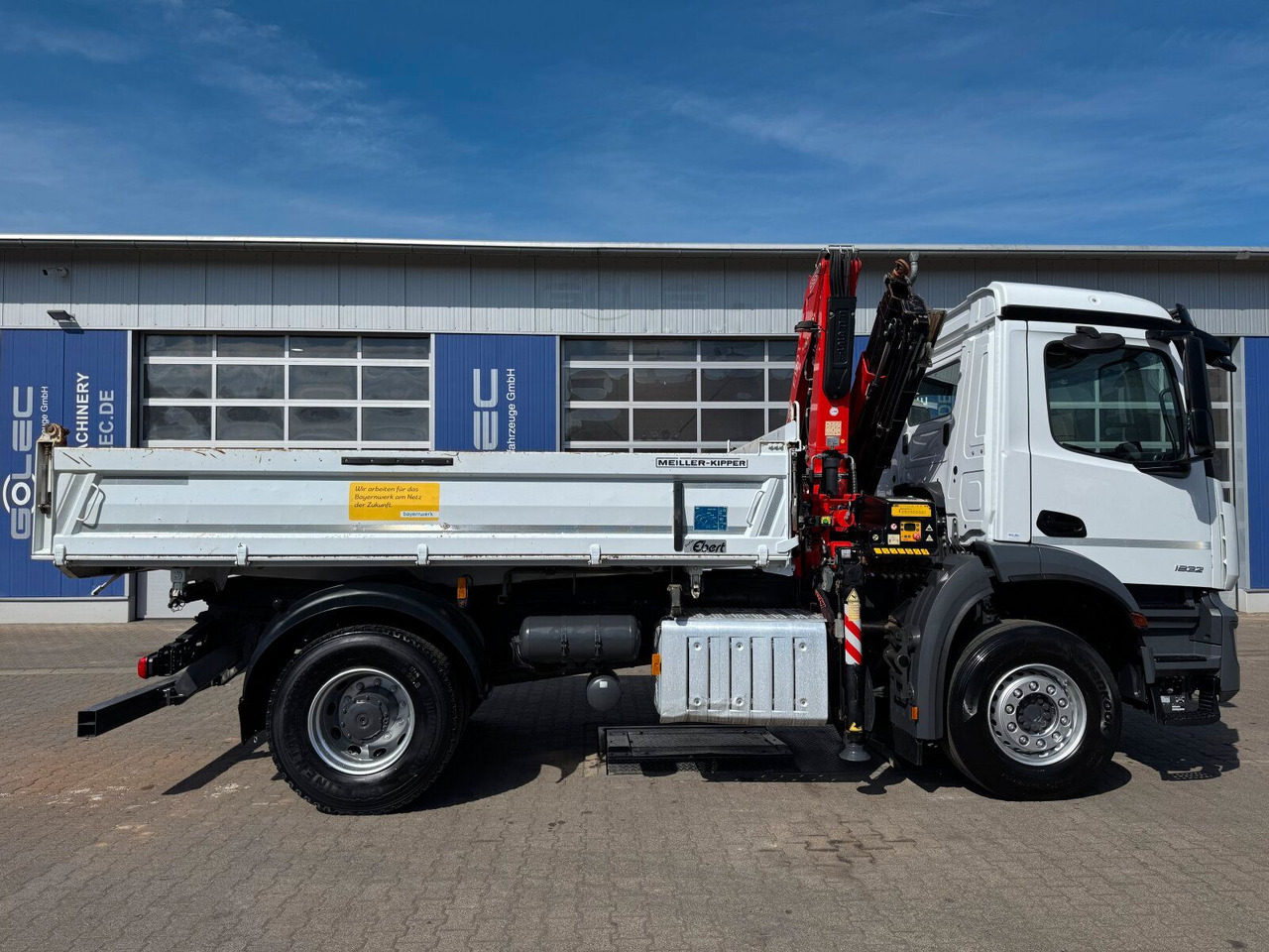 Mercedes-Benz AROCS 1832 4x2 Euro 6 Kipper Kran FASSI F120FB - Camion benne, Camion grue: photos 3 Mercedes-Benz AROCS 1832 4x2 Euro 6 Kipper Kran FASSI F120FB - Camion benne, Camion grue: photos 3