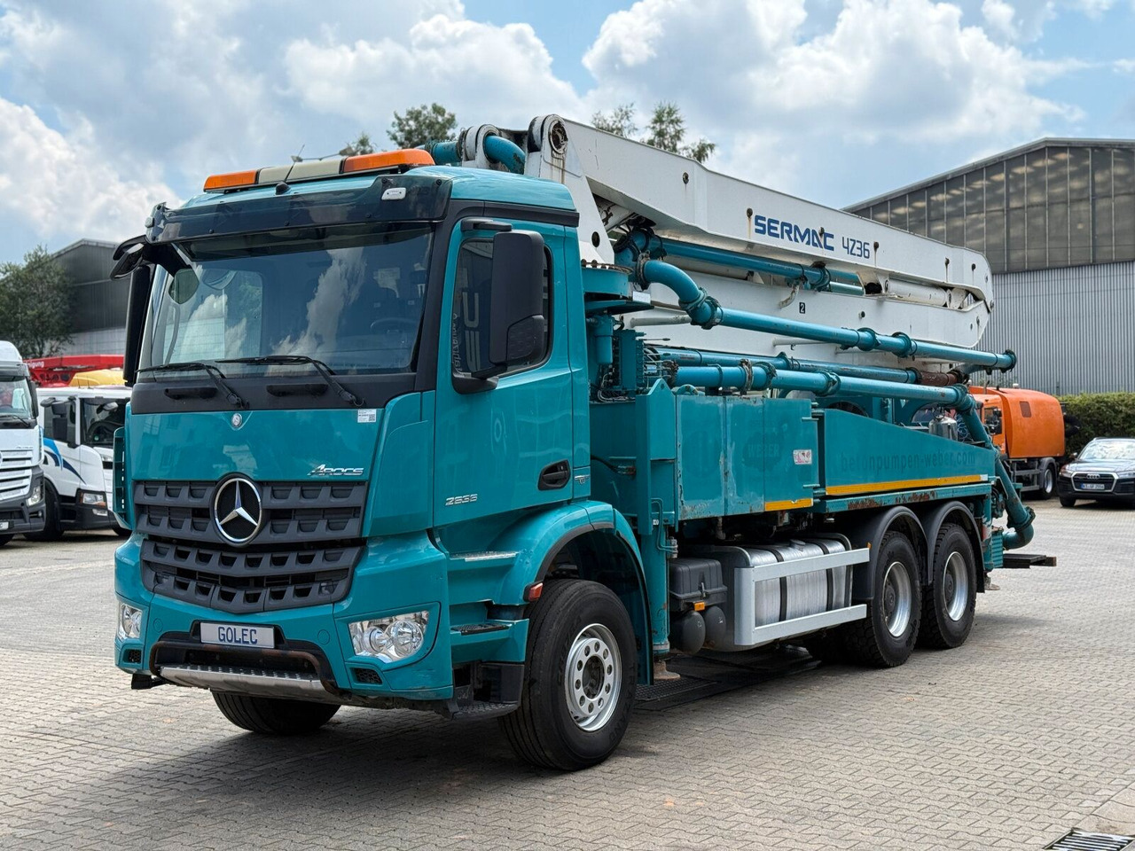 Mercedes-Benz AROCS 2636 6x4 Euro 6 Betonpumpe SERMAC 4Z36 - Camion pompe: photos 2 Mercedes-Benz AROCS 2636 6x4 Euro 6 Betonpumpe SERMAC 4Z36 - Camion pompe: photos 2