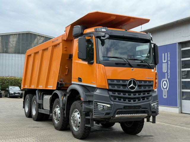 Mercedes-Benz AROCS 4851 8x6 Euro 6 Gesteinkipper MEILLER 25m³ - Camion benne: photos 1 Mercedes-Benz AROCS 4851 8x6 Euro 6 Gesteinkipper MEILLER 25m³ - Camion benne: photos 1