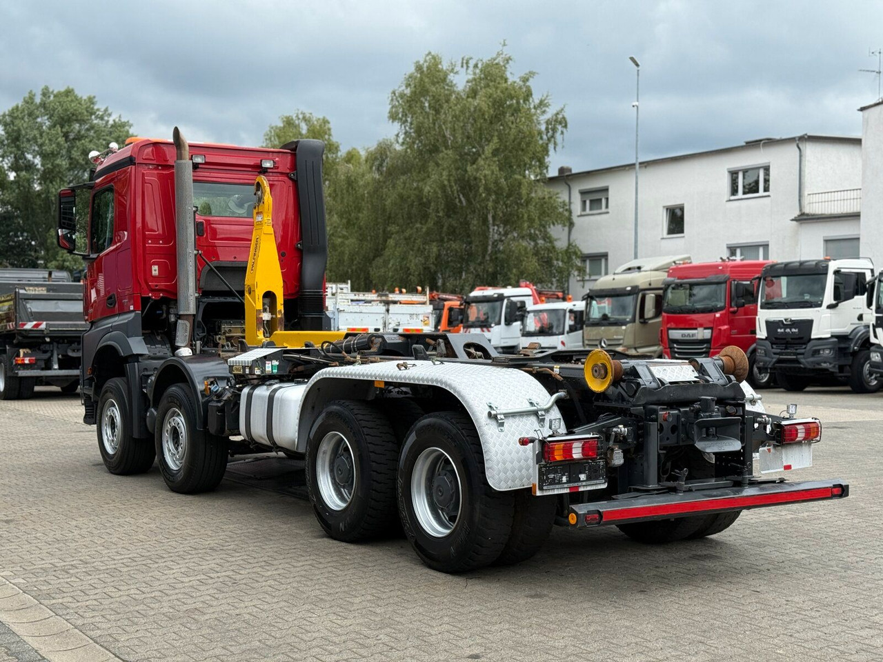 Mercedes-Benz Arocs 4158 8x4 Abrollkipper Palfinger Knickarm - Camion ampliroll: photos 5 Mercedes-Benz Arocs 4158 8x4 Abrollkipper Palfinger Knickarm - Camion ampliroll: photos 5