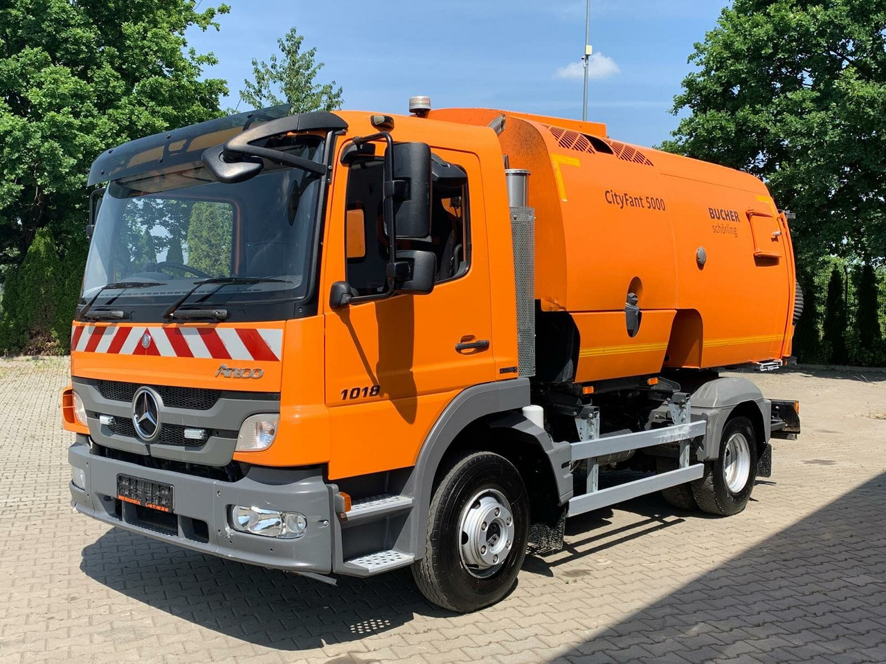 Balayeuse de voirie Mercedes-Benz Atego Kehrmaschine BUCHER CITYFANT 5000: photos 6