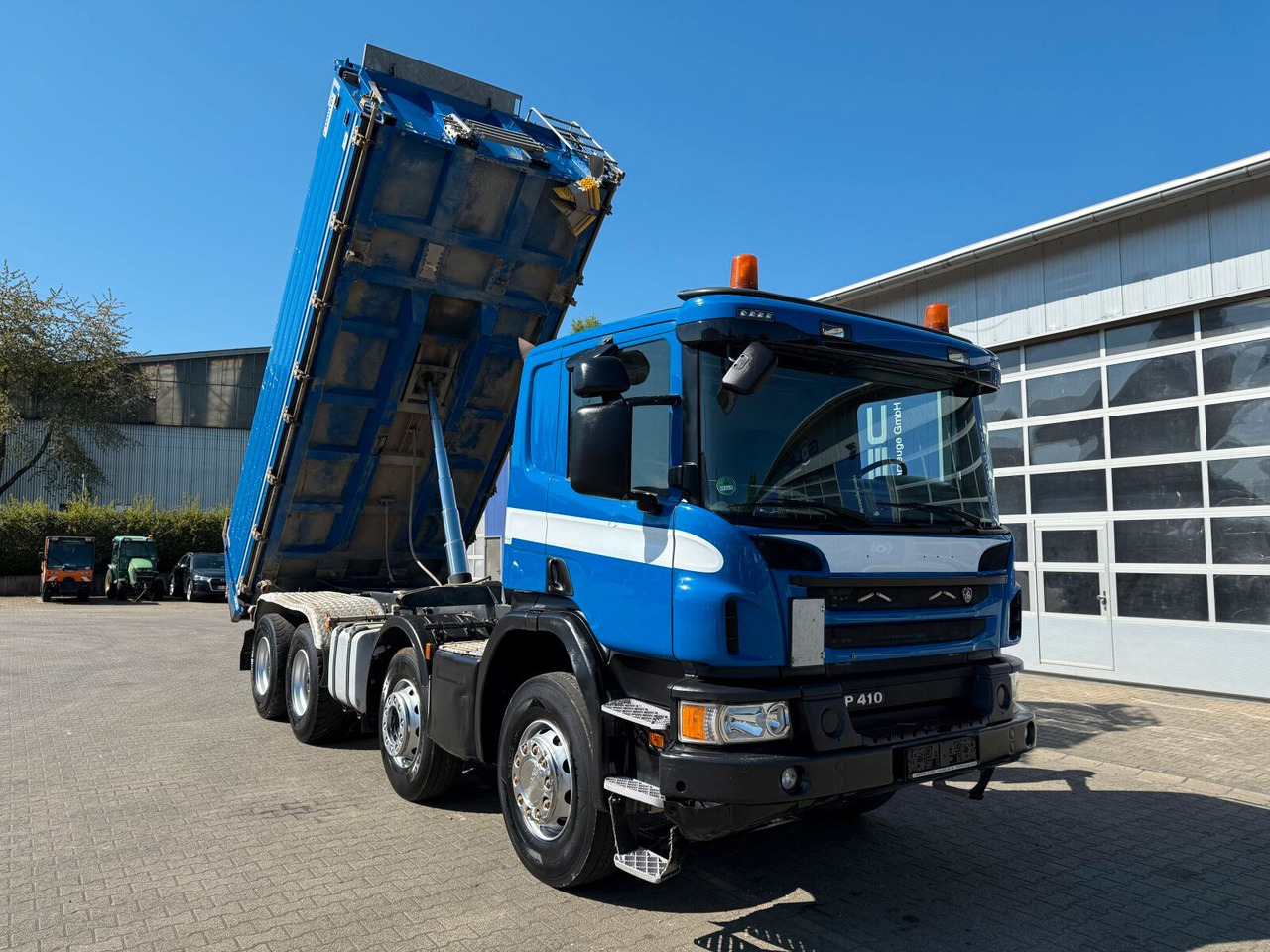 Scania P 410 8x4 Dreiseitenkipper DAUTEL - Camion benne: photos 2 Scania P 410 8x4 Dreiseitenkipper DAUTEL - Camion benne: photos 2