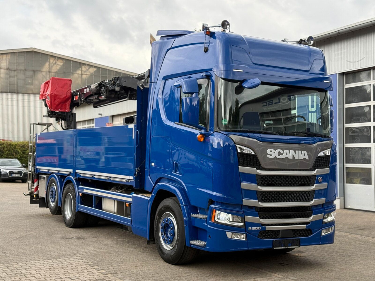 Scania R500 6x2 Pritsche mit Kran HIAB 177K PRO - Camion grue: photos 1 Scania R500 6x2 Pritsche mit Kran HIAB 177K PRO - Camion grue: photos 1