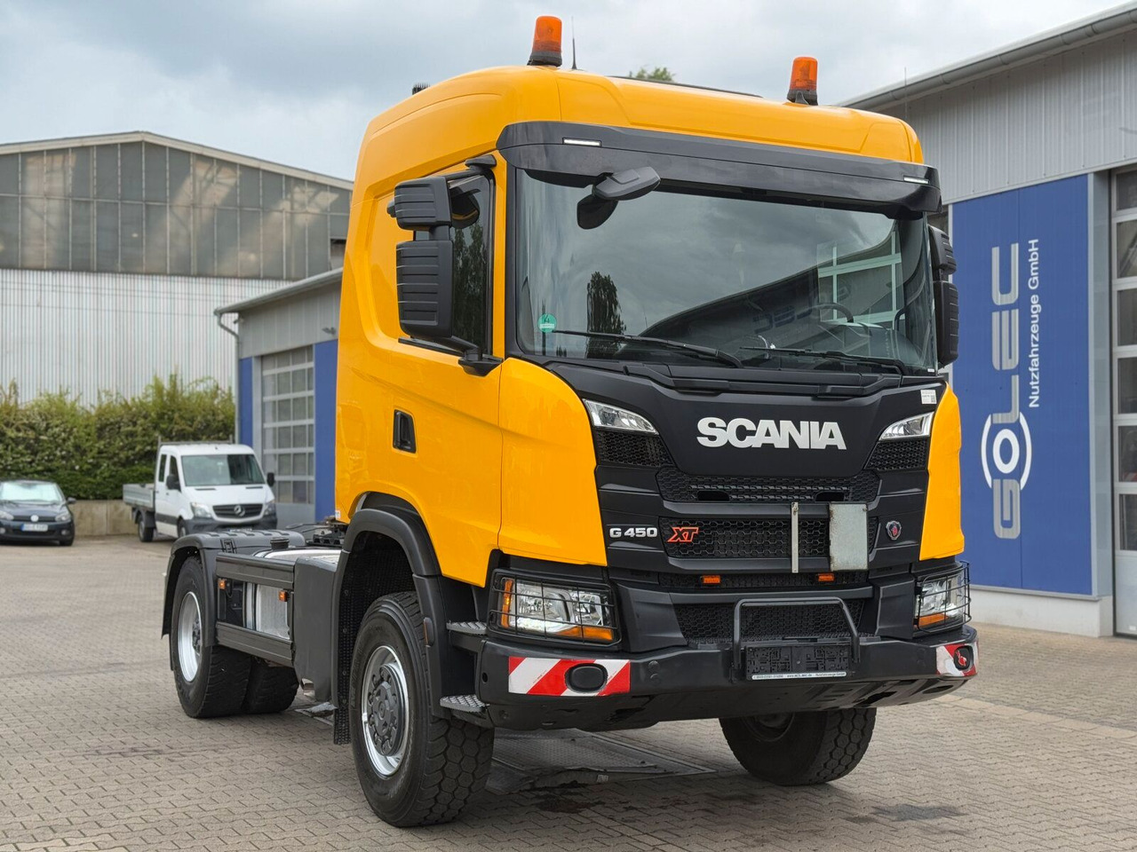 Scania G450 XT 4x4 Euro 6 SZM Kipphydraulik Blatt/ Luft - Tracteur routier: photos 1 Scania G450 XT 4x4 Euro 6 SZM Kipphydraulik Blatt/ Luft - Tracteur routier: photos 1