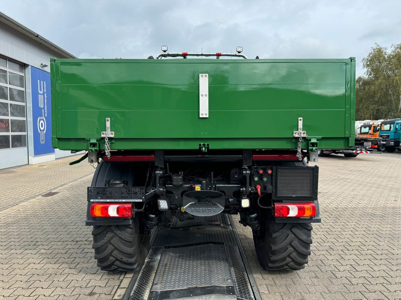 Camion benne Unimog U430 Kipper mit Reifendruckregelanlage: photos 6
