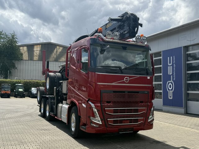 Volvo FH 540 6x4 Langholztransporter Kran + Anhänger - Camion grumier, Camion grue: photos 1 Volvo FH 540 6x4 Langholztransporter Kran + Anhänger - Camion grumier, Camion grue: photos 1