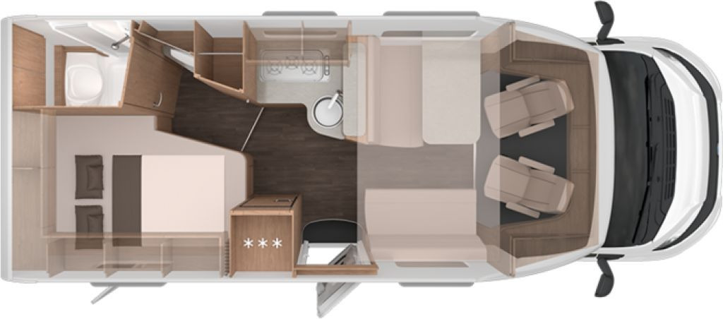 Knaus L!VE WAVE 650 MF Platinum Selection Vermieterpak - Camping-car profilé: photos 2 Knaus L!VE WAVE 650 MF Platinum Selection Vermieterpak - Camping-car profilé: photos 2
