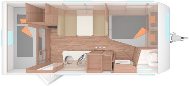 Weinsberg CaraOne 500 FDK Viel Ausstattung - Caravane: photos 2 Weinsberg CaraOne 500 FDK Viel Ausstattung - Caravane: photos 2