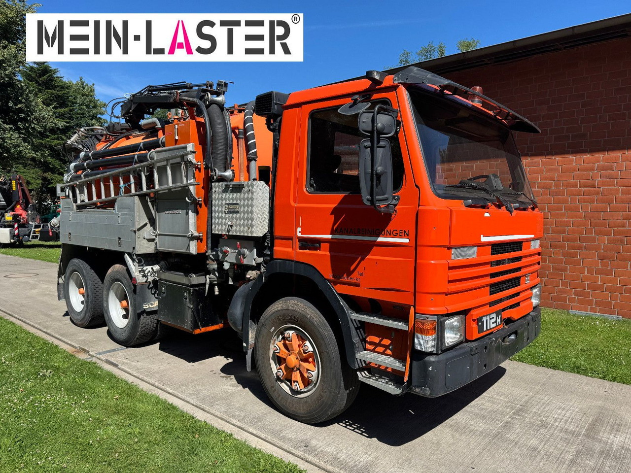 Scania 112 6x4 Saug Spül Kombi Kaiser Top Zustand 6x4 - Camion hydrocureur: photos 1 Scania 112 6x4 Saug Spül Kombi Kaiser Top Zustand 6x4 - Camion hydrocureur: photos 1
