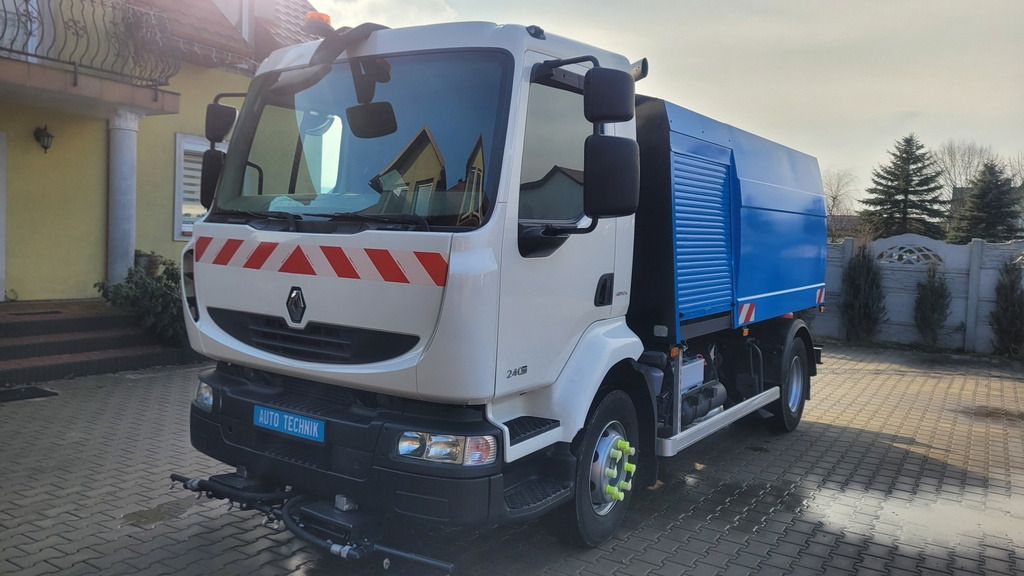 Renault Midlum 240dxi WATER STREET ROAD CLEANER Myjka TANK TRUCK - Balayeuse de voirie: photos 3 Renault Midlum 240dxi WATER STREET ROAD CLEANER Myjka TANK TRUCK - Balayeuse de voirie: photos 3