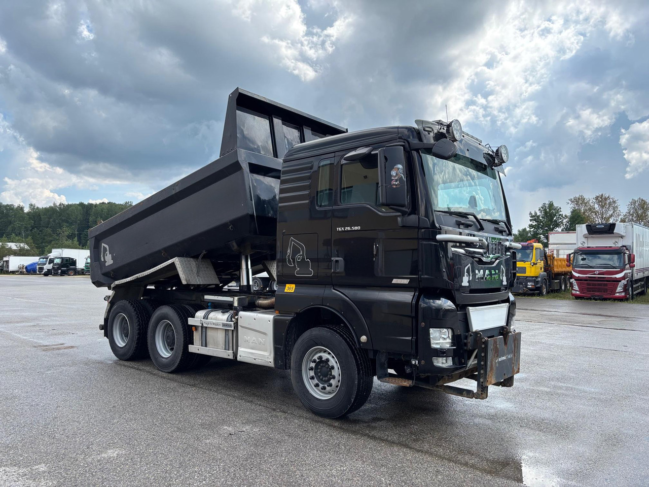 MAN TGX 26.580 - Camion benne: photos 1 MAN TGX 26.580 - Camion benne: photos 1