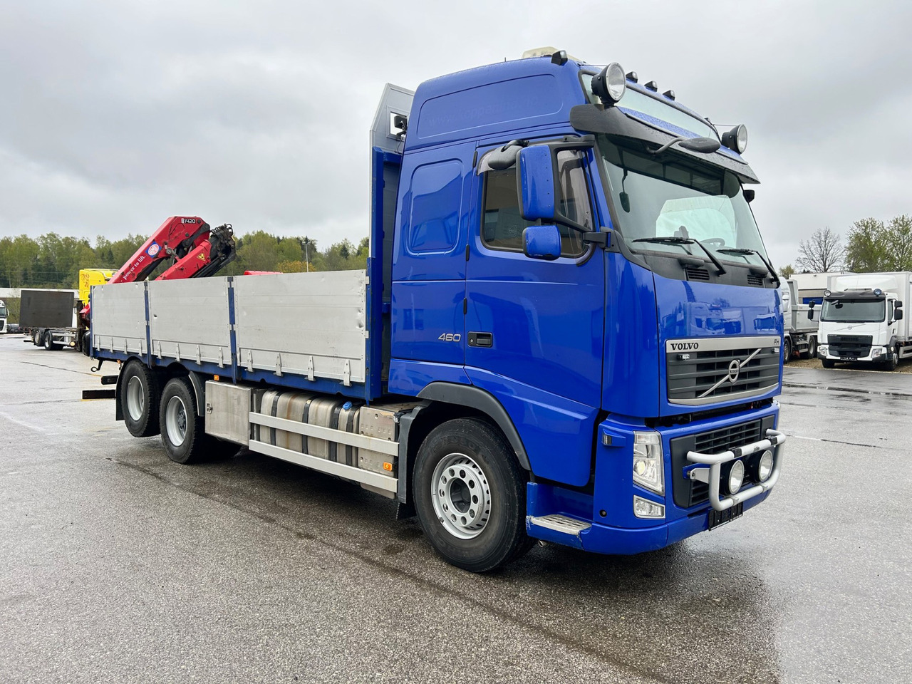 VOLVO FH460 - Camion plateau, Camion grue: photos 1 VOLVO FH460 - Camion plateau, Camion grue: photos 1