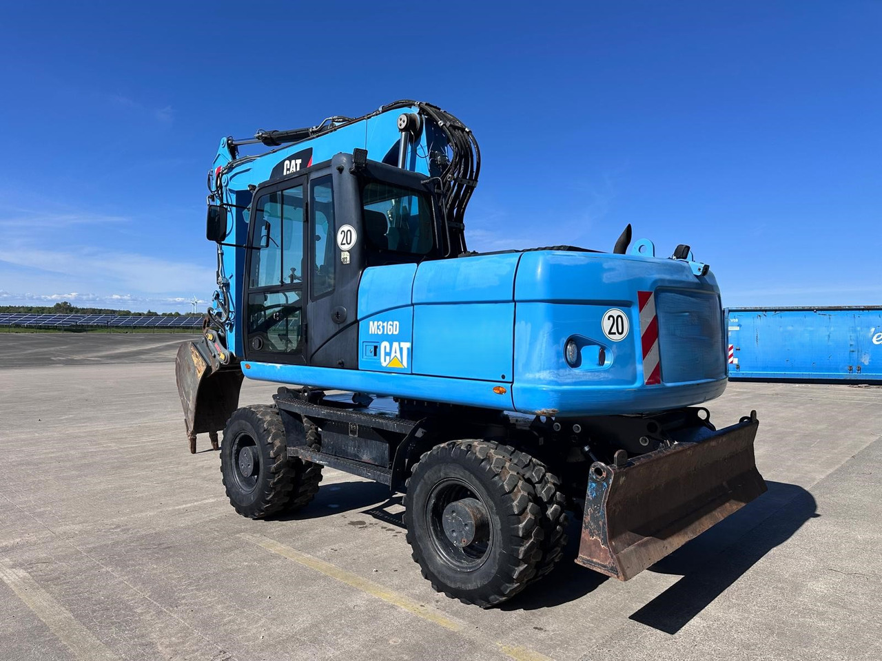 CATERPILLAR M 316 D Oil Quick OQ 65 Deutsche Maschine Top ! - Pelle sur pneus: photos 3 CATERPILLAR M 316 D Oil Quick OQ 65 Deutsche Maschine Top ! - Pelle sur pneus: photos 3