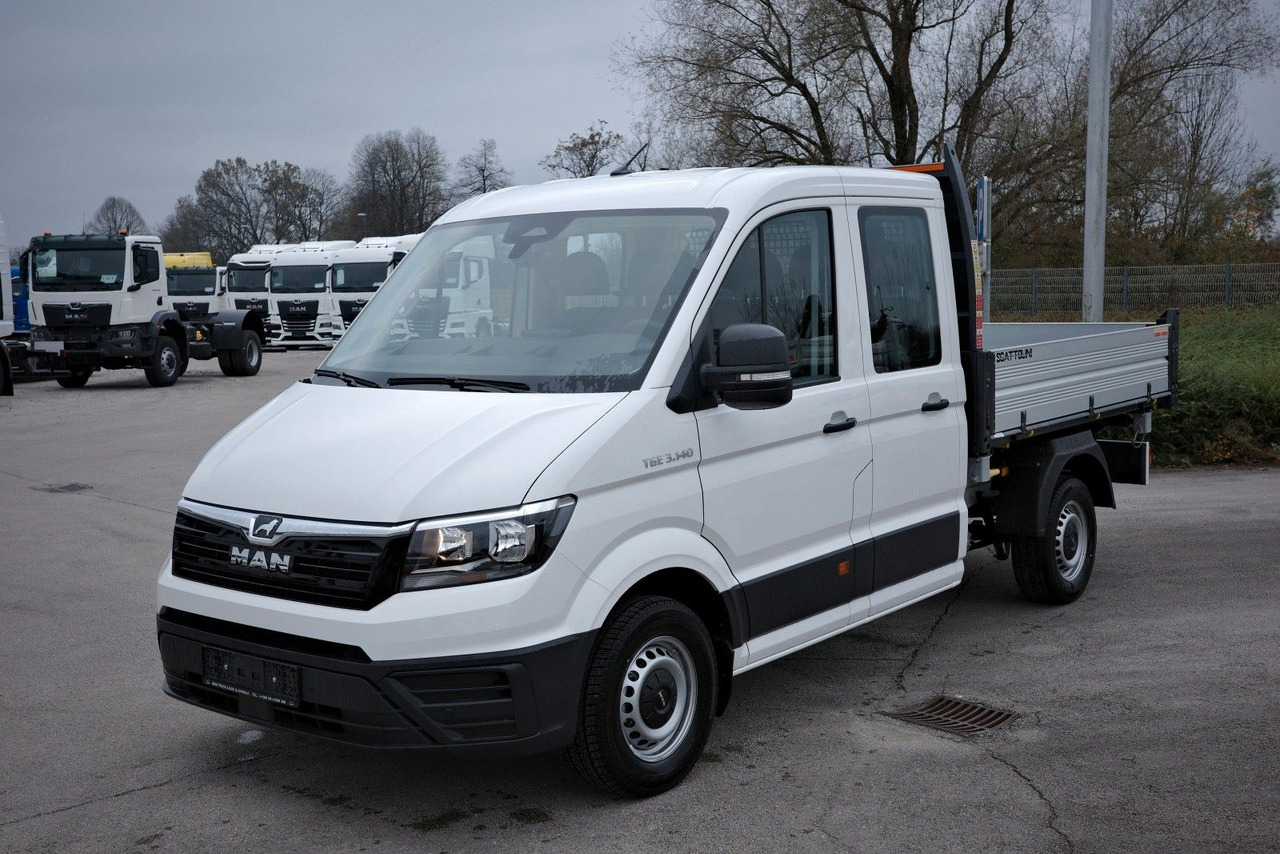MAN TGE 3.140 L4 DoKa (3+4) 3-Seiten-Kipper - Véhicule utilitaire benne, Utilitaire double cabine: photos 1 MAN TGE 3.140 L4 DoKa (3+4) 3-Seiten-Kipper - Véhicule utilitaire benne, Utilitaire double cabine: photos 1