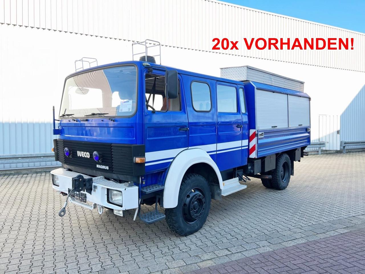 120-23 AW 4x4 Doka 120-23 AW 4x4 Doka, V8-Motor, Gerätewagen, Seilwinde - Camion plateau: photos 1 120-23 AW 4x4 Doka 120-23 AW 4x4 Doka, V8-Motor, Gerätewagen, Seilwinde - Camion plateau: photos 1