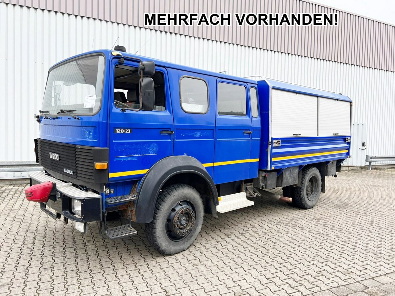 120-23 AW 4x4 Doka 120-23 AW 4x4 Doka, V8-Motor, Gerätewagen, Seilwinde - Camion de pompier: photos 1 120-23 AW 4x4 Doka 120-23 AW 4x4 Doka, V8-Motor, Gerätewagen, Seilwinde - Camion de pompier: photos 1