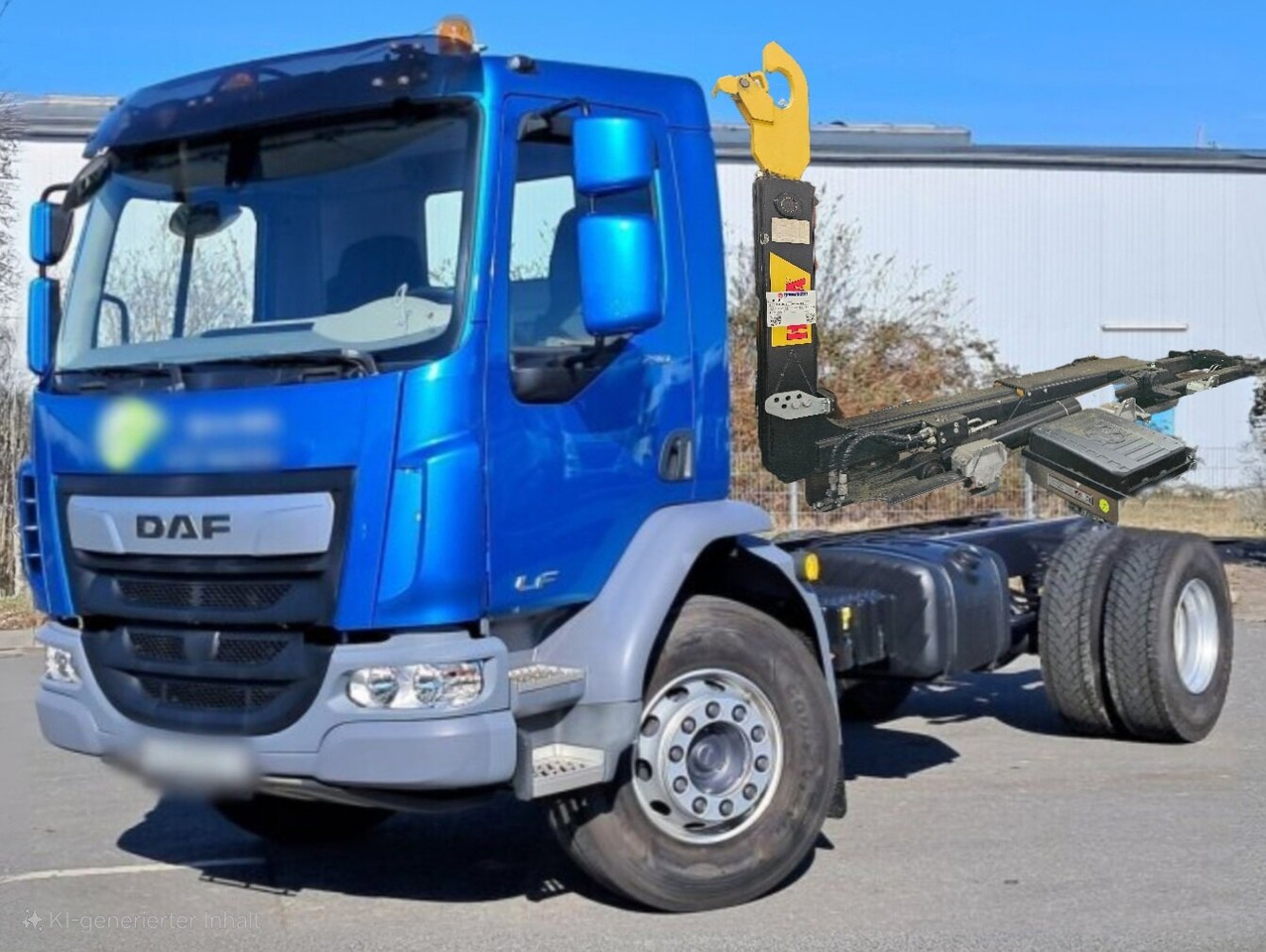 DAF LF 290 FA 4x2 LF 290 FA 4x2, Nebenantrieb, Navi, Abrollanlage HYVA T12-45 - Camion ampliroll: photos 1 DAF LF 290 FA 4x2 LF 290 FA 4x2, Nebenantrieb, Navi, Abrollanlage HYVA T12-45 - Camion ampliroll: photos 1