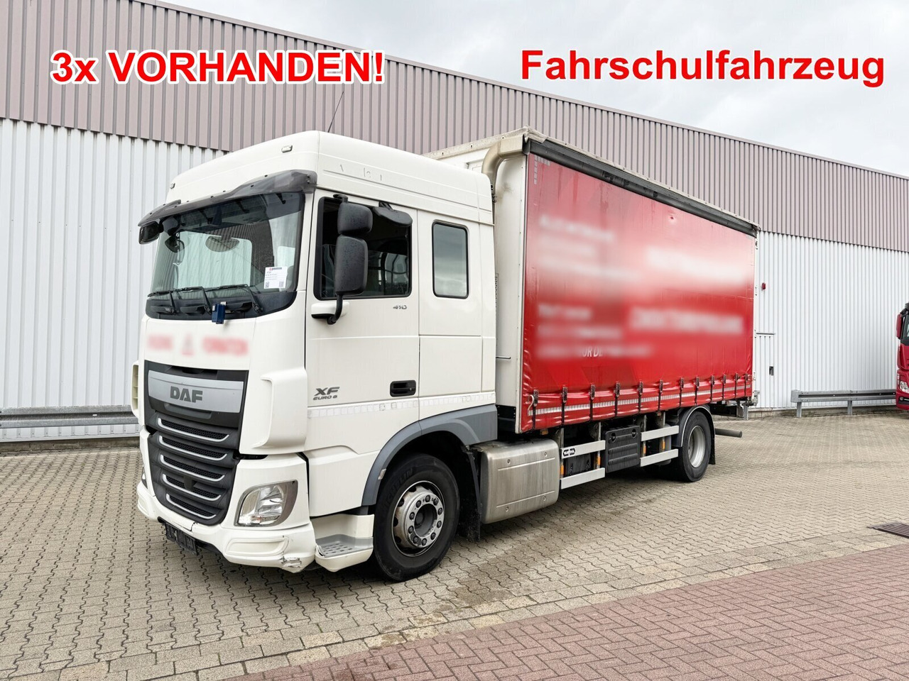 DAF XF 410 FA 4x2 XF 410 FA 4x2, Fahrschule, 2x AHK, 6 Sitze - Camion plateau: photos 1 DAF XF 410 FA 4x2 XF 410 FA 4x2, Fahrschule, 2x AHK, 6 Sitze - Camion plateau: photos 1