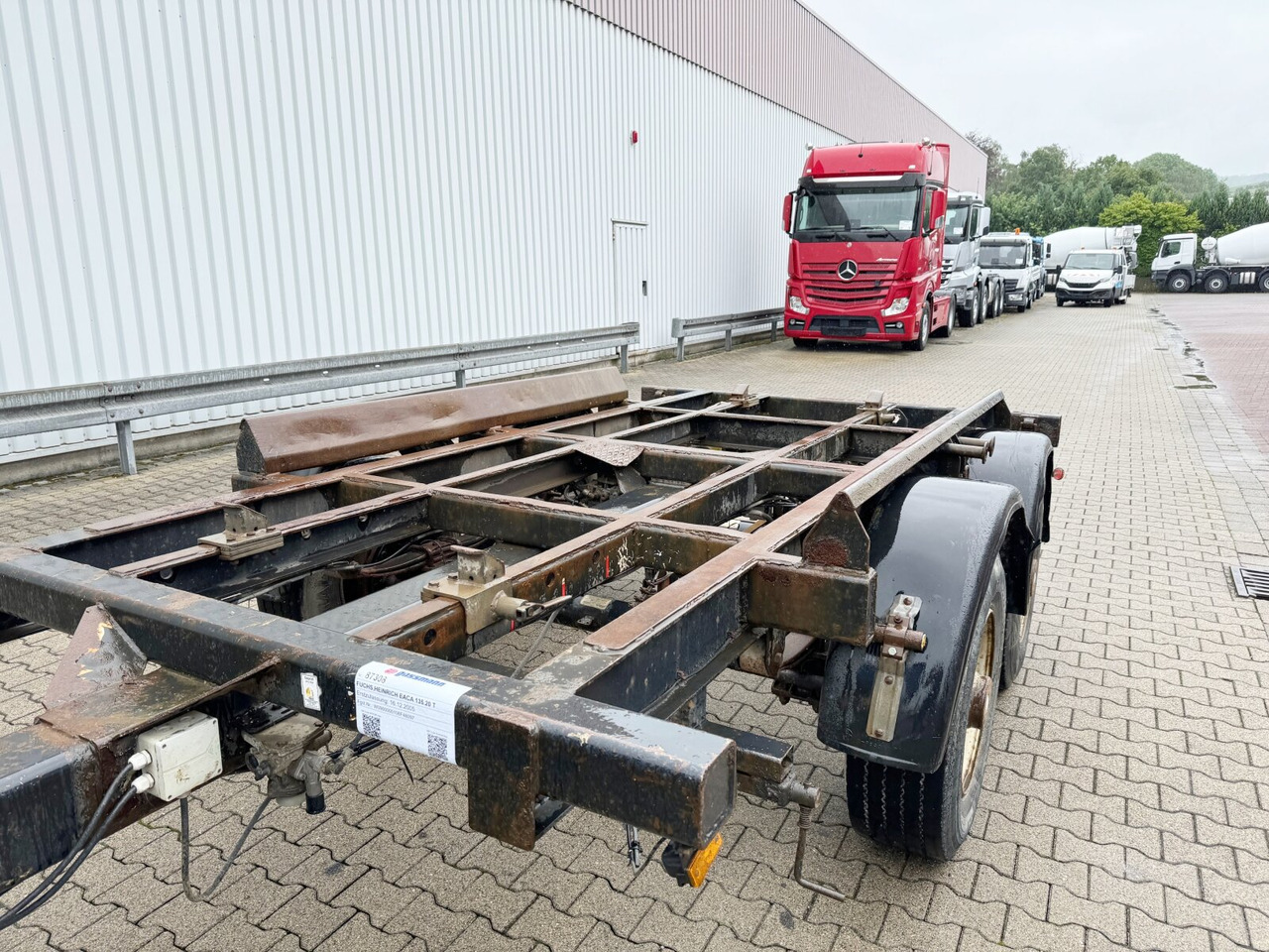 Remorque ampliroll/ Multibenne EACA 135.20 T FUCHS EACA 135.20 T, Absetzanhänger für 1 Mulde: photos 10 Remorque ampliroll/ Multibenne EACA 135.20 T FUCHS EACA 135.20 T, Absetzanhänger für 1 Mulde: photos 10