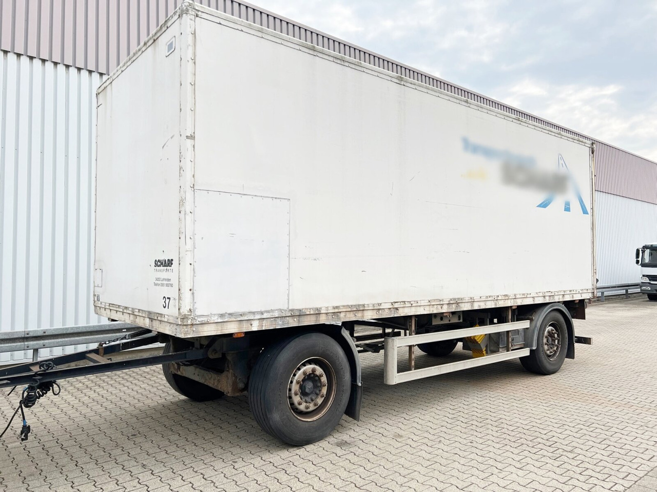 KA-F 18/74E Ackermann, Oschersl. KA-F 18/74E mit LBW MBB, 44cbm - Remorque fourgon: photos 1 KA-F 18/74E Ackermann, Oschersl. KA-F 18/74E mit LBW MBB, 44cbm - Remorque fourgon: photos 1