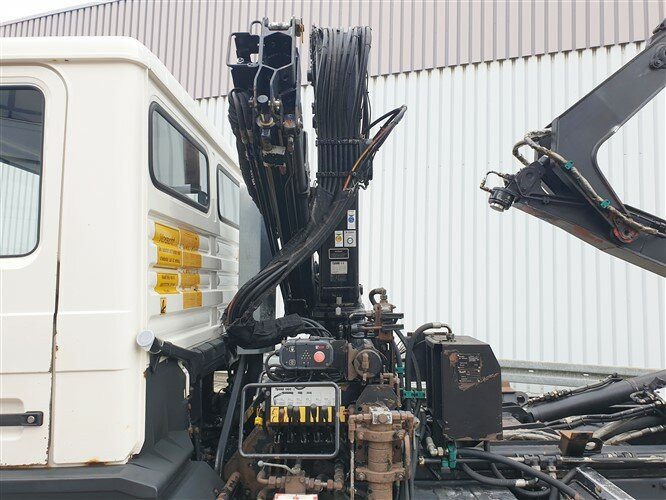 MAN 14.152 F 4x2 BB 14.152 F 4x2 BB mit Kran Hiab 060-2 - Camion ampliroll, Camion grue: photos 4 MAN 14.152 F 4x2 BB 14.152 F 4x2 BB mit Kran Hiab 060-2 - Camion ampliroll, Camion grue: photos 4