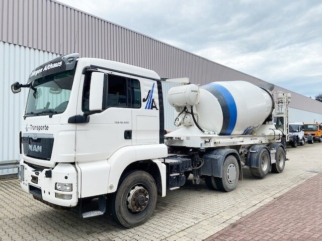 MAN TGS 18.400 4x4H BLS TGS 18.400 4x4H BLS + Auflieger KARRENA 10m³ Betonmischer - Camion malaxeur: photos 1 MAN TGS 18.400 4x4H BLS TGS 18.400 4x4H BLS + Auflieger KARRENA 10m³ Betonmischer - Camion malaxeur: photos 1
