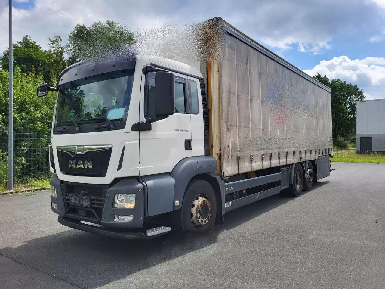 MAN TGS 26.400 6x2-4 LL TGS 26.400 6x2-4 LL, Lenk-/Lift, Hubdach - Camion plateau, Camion grue: photos 1 MAN TGS 26.400 6x2-4 LL TGS 26.400 6x2-4 LL, Lenk-/Lift, Hubdach - Camion plateau, Camion grue: photos 1