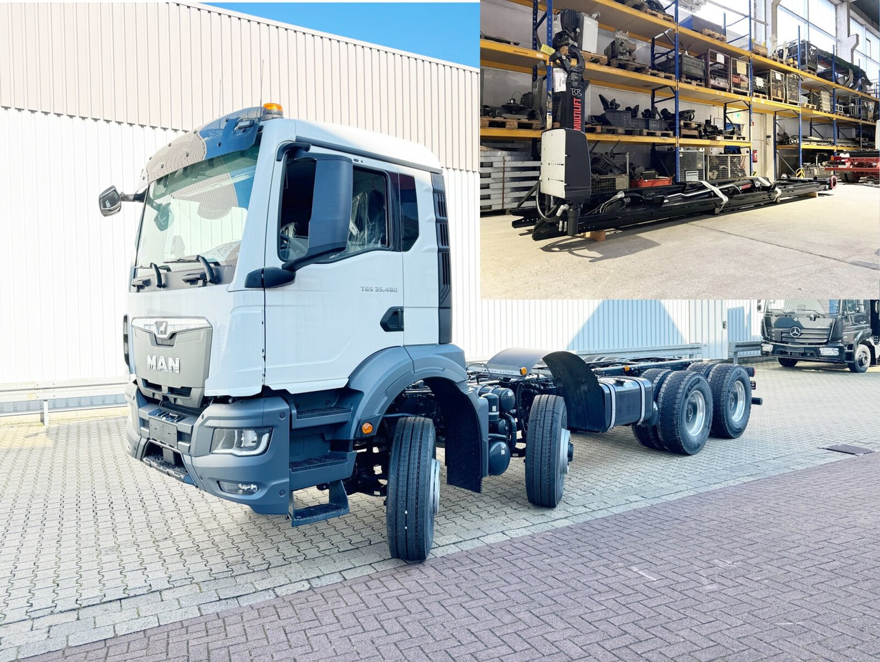 MAN TGS 35.480 8x6H BL CH TGS 35.480 8x6H BL CH, HydroDrive, Navi, Nebenantrieb - Camion ampliroll: photos 1 MAN TGS 35.480 8x6H BL CH TGS 35.480 8x6H BL CH, HydroDrive, Navi, Nebenantrieb - Camion ampliroll: photos 1