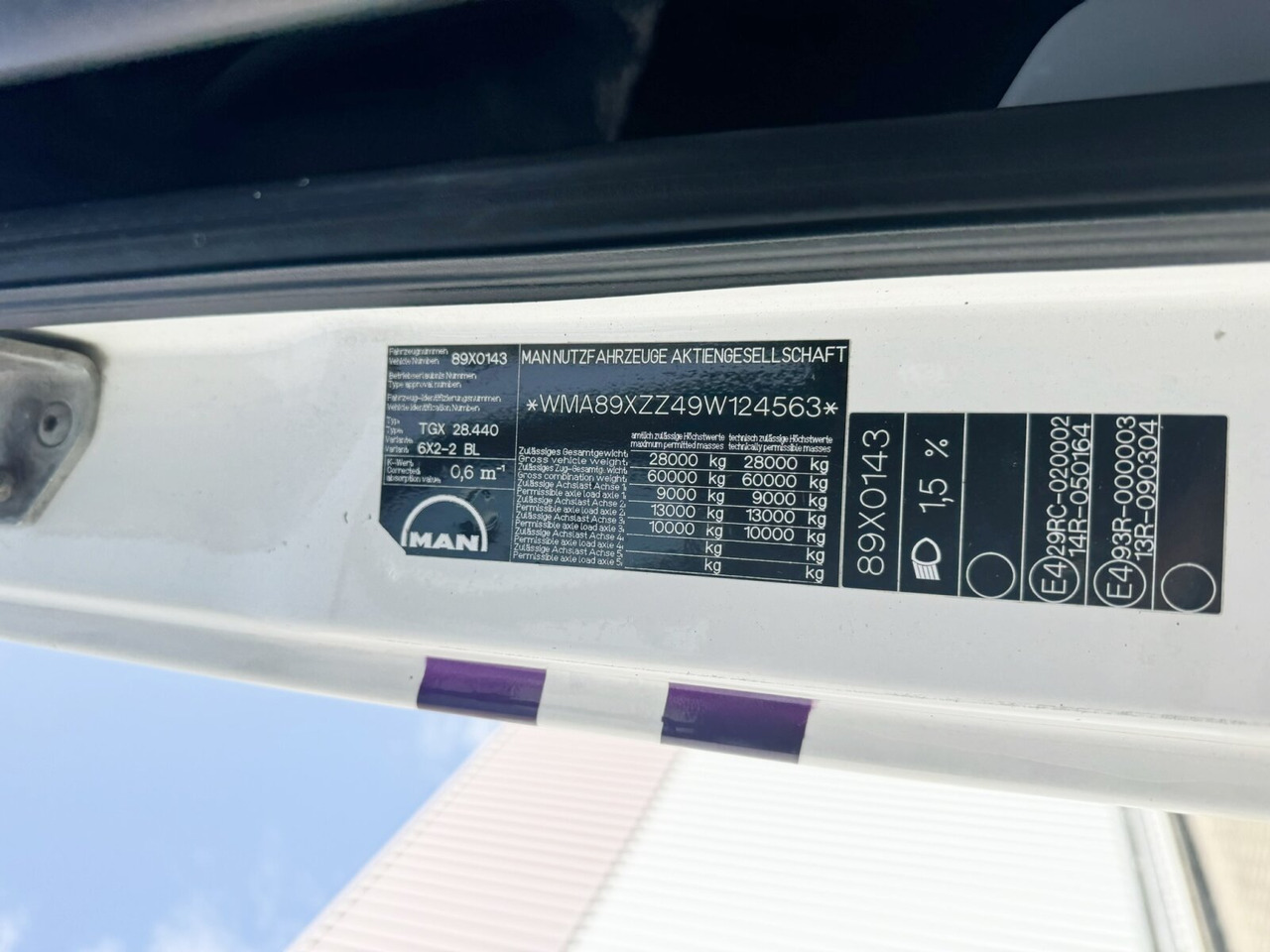 Châssis cabine MAN TGX 28.440 6X2-2 BL TGX 28.440 6X2-2 BL, Liftachse, Motorabtrieb: photos 5 Châssis cabine MAN TGX 28.440 6X2-2 BL TGX 28.440 6X2-2 BL, Liftachse, Motorabtrieb: photos 5