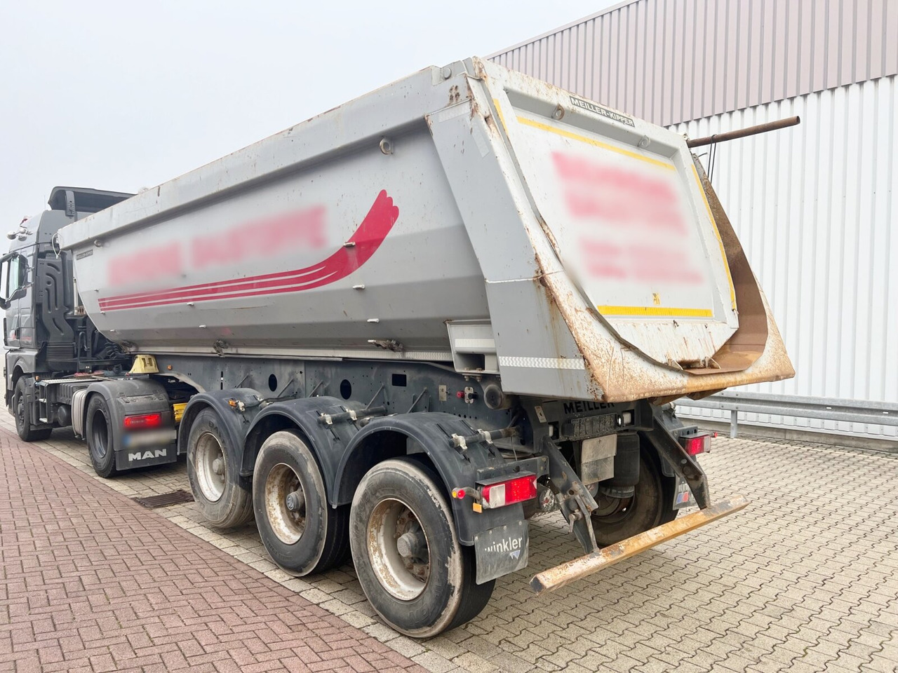Meiller MHPS 12/27 MHPS 12/27, Stahlmulde ca. 26m³, Liftachse - Semi-remorque benne: photos 5 Meiller MHPS 12/27 MHPS 12/27, Stahlmulde ca. 26m³, Liftachse - Semi-remorque benne: photos 5