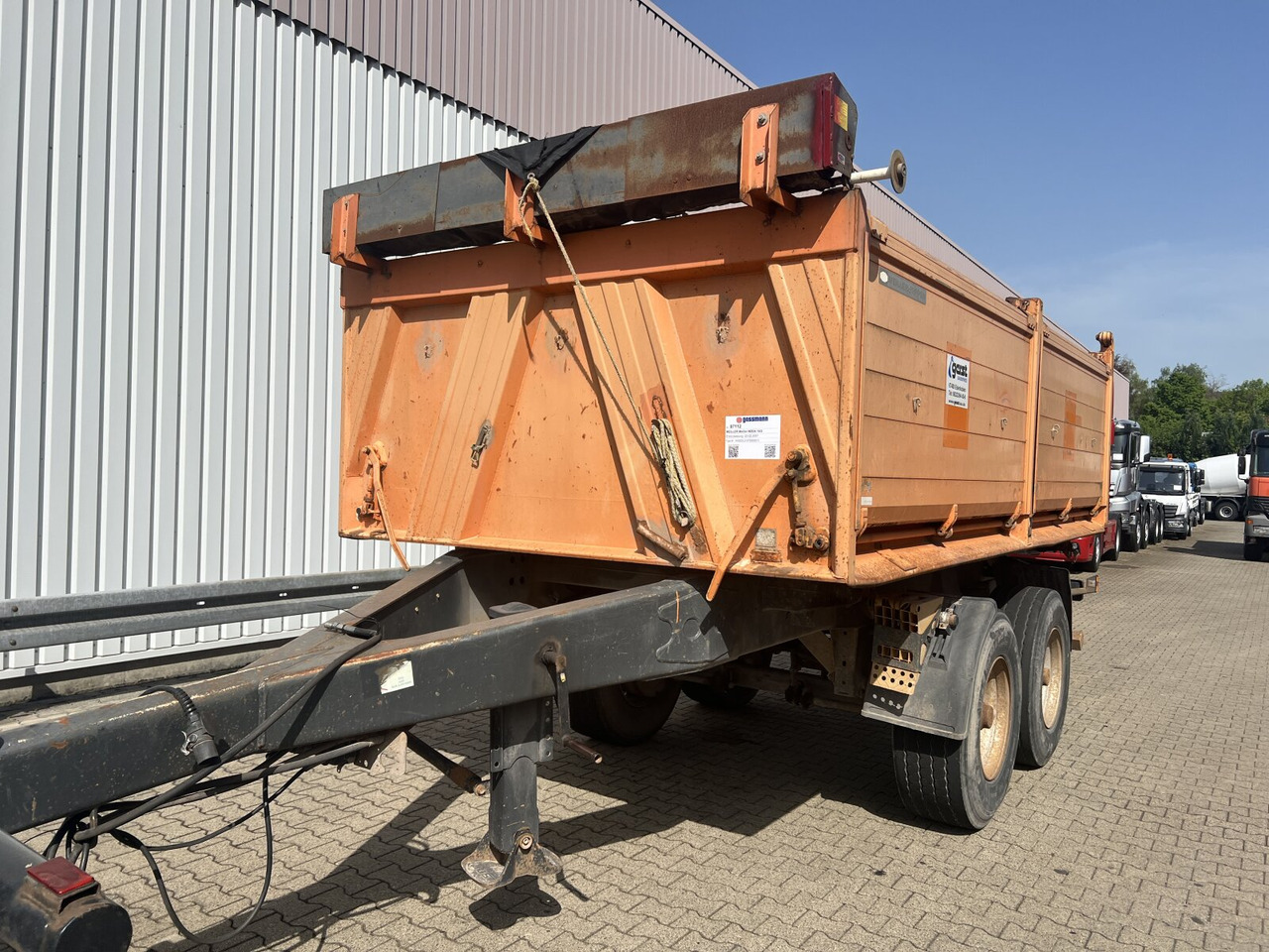 Meiller Meiller MZDA 18/2 Meiller MZDA 18/2, geteilte Bordwände - Remorque benne: photos 4 Meiller Meiller MZDA 18/2 Meiller MZDA 18/2, geteilte Bordwände - Remorque benne: photos 4