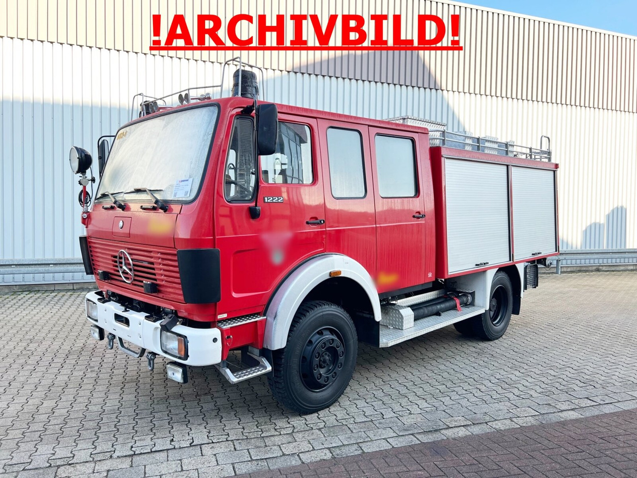 Mercedes-Benz 1222 AF 4x4 Doka 1222 AF 4x4 Doka, TLF 16/25 - Camion de pompier: photos 1 Mercedes-Benz 1222 AF 4x4 Doka 1222 AF 4x4 Doka, TLF 16/25 - Camion de pompier: photos 1