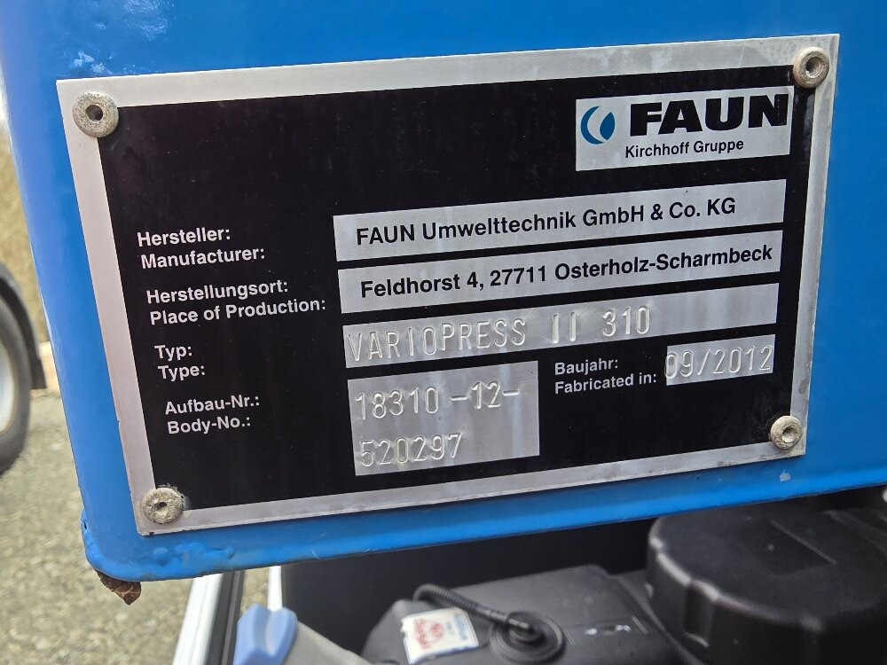 Mercedes-Benz Actros 2032 LA 4x4 Actros 2032 LA 4x4, Faun Variopress 310 ca. 10m³, Zöller Schüttung - Benne à ordures ménagères: photos 4 Mercedes-Benz Actros 2032 LA 4x4 Actros 2032 LA 4x4, Faun Variopress 310 ca. 10m³, Zöller Schüttung - Benne à ordures ménagères: photos 4
