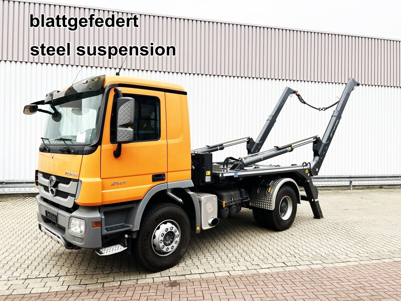 Mercedes-Benz Actros 2141 K 4x2 Actros 2141 K 4x2, Tele-Absetzer - Camion multibenne: photos 1 Mercedes-Benz Actros 2141 K 4x2 Actros 2141 K 4x2, Tele-Absetzer - Camion multibenne: photos 1