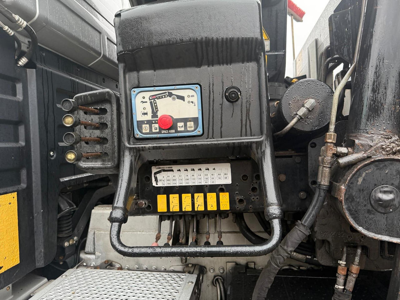 Mercedes-Benz Actros 2546 L 6x2 Actros 2546 L 6x2, Hiab Kran 244 E - 6 Hiduo, 16,1 m 920 kg, Funk - Camion grue, Camion plateau: photos 3 Mercedes-Benz Actros 2546 L 6x2 Actros 2546 L 6x2, Hiab Kran 244 E - 6 Hiduo, 16,1 m 920 kg, Funk - Camion grue, Camion plateau: photos 3