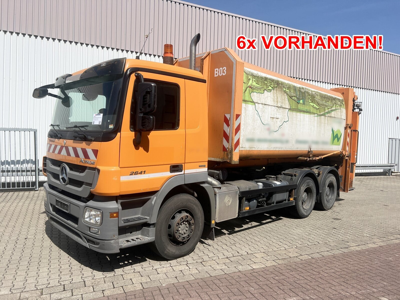 Mercedes-Benz Actros 2641/48 L 6x4 Actros 2641/48 L 6x4, Seilabroller, Haller Lotos, Zöller Schüttung - Benne à ordures ménagères: photos 1 Mercedes-Benz Actros 2641/48 L 6x4 Actros 2641/48 L 6x4, Seilabroller, Haller Lotos, Zöller Schüttung - Benne à ordures ménagères: photos 1